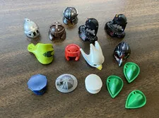 LEGO 15 Minifigure Headgear, Forester, Police, LOR, Boxer, more...