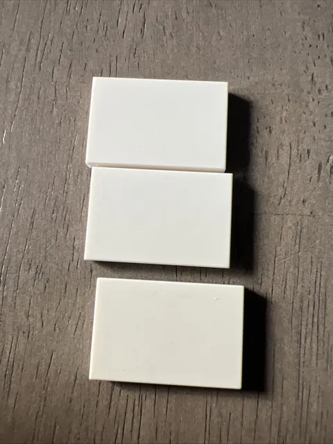 LEGO 26603 White Tile 2x3 - 3 Piece