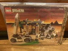 LEGO System 5958 Adventurers Mummy's Tomb Complete w/ Manual & Mini-figures