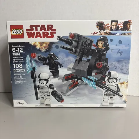 LEGO 75197 First Order Specialists Battle Pack New Sealed Some Box Wear B
