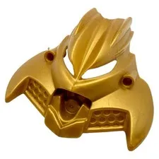 LEGO Pearl Gold Bionicle Mask Olmak from Brutaka Set [Part 53583]