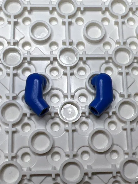 LEGO 981 & 982 Blue Minifigure Replacement Arms x2 - 1 Pair Left Right