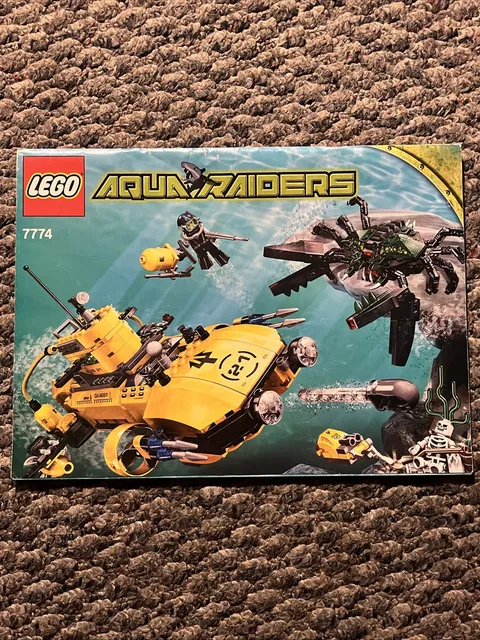 LEGO Aqua Raiders 7774 Crab Crusher Instruction Manual Only