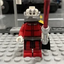 LEGO Minifigure Darth Malak with lightsaber
