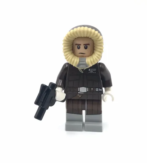 LEGO Han Solo Dark Brown Parka minifigure Star Wars 75138