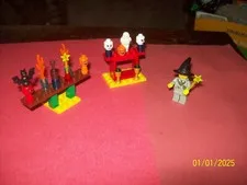 LEGO GOOD LOT HARRY POTTER FIGURE AND WIZARD EQUIPMENT