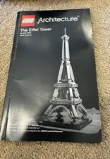 LEGO ARCHITECTURE: The Eiffel Tower with Manual-100% Complete