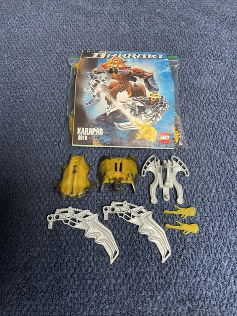 LEGO Bionicle Barraki 8918 Carapar 100% Complete W/Instructions 