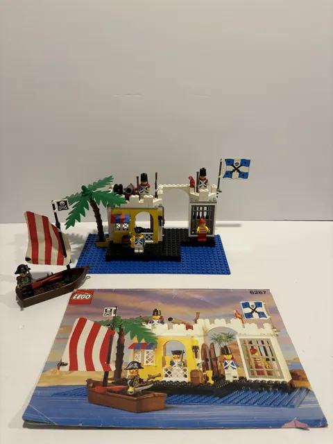 Lego 6267 Lagoon Lock-Up, Pirates 1991, Complete With Instructions