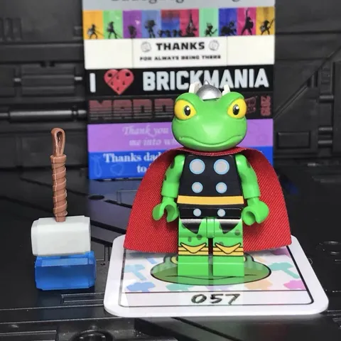 LEGO Marvel Frog Thor Custom minifigure by Funny Brick Rare