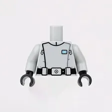 Light Customs GCC LEGO Star Wars Andor ISB Attendant Torso Brickdaddy MaFigures