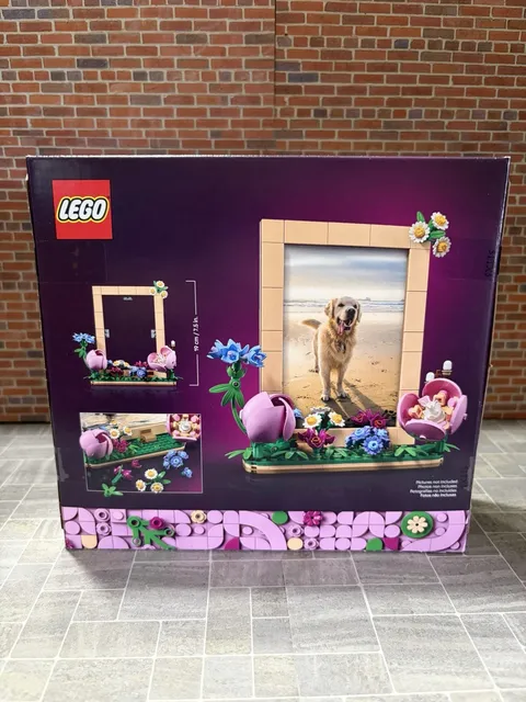 LEGO Botanicals Floral Picture Frame 40916 Complete Set