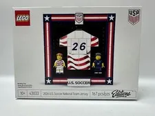 Lego Set 43033 2026 U.S. Soccer National Team Jersey Set
