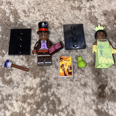 Lego Disney Princess And The Frog Minifigures Lot Tiana Dr Facilier. 
