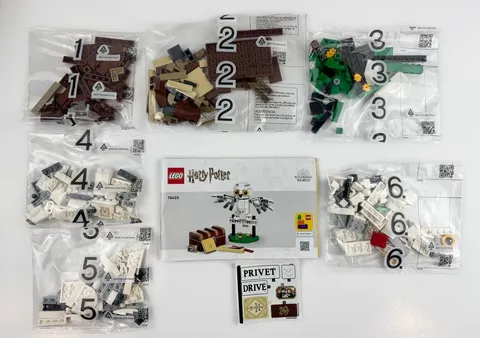 LEGO Harry Potter 76425 Hedwig at Privet Drive New Without Box Sealed Bags