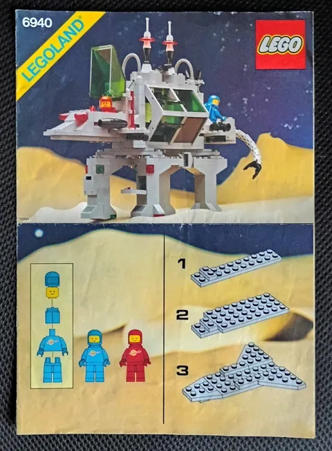 Lego 6940 Alien Moon Stalker INSTRUCTIONS ONLY - Nice Condition! Classic Space