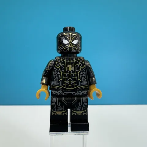 Lego Spider-Man Minifigure Black & Gold Suit Marvel No Way Home 76195 sh0774