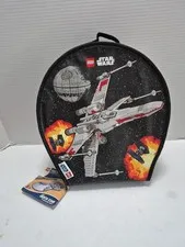 Lego Stars Wars Zip Storage Carry Case Death Star X-Wing Playset Disney NWT
