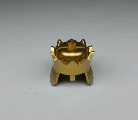 Lego Minifig METALLIC GOLD CROWN - Lion King Castle Head Gear 70404 10676