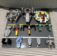LEGO Star Wars Mini Vehicle Lot w/ Melenium Falcon and others. Read Description.