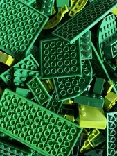 LEGO Green & Lime Bulk Lot Plates Bricks Pieces Parts sold by pound