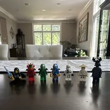 LEGO NINJAGO (Jay ZX, Lord &  Lloyd Garmadon, Zane, Sensei Wu, Lloyd ZX, Mia)