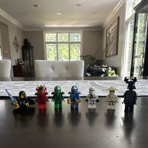 LEGO NINJAGO (Jay ZX, Lord &  Lloyd Garmadon, Zane, Sensei Wu, Lloyd ZX, Mia)