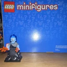 LEGO Minifigures Hades Minifigure Blue Flame Hair Plastic Age 6+