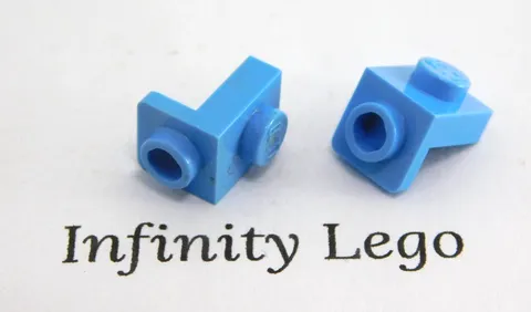 10 LEGO Medium Blue Bracket 1 x 1 with 1 x 1 Plate Down (36841)  10 Pieces
