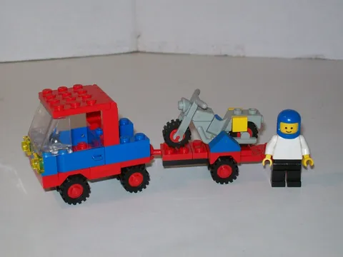 Lego 6654 Classic Town MOTORCYCLE TRANSPORT Complete w/Instructions