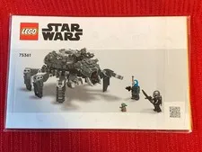 LEGO Star Wars 75361 Spider Tank Instruction Manual Only * NEW