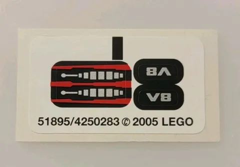 NEW LEGO® STICKER SHEET FOR 8642 BRAND NEW 