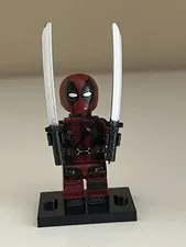 Lego Marvel Deadpool Minifigure Custom Printed