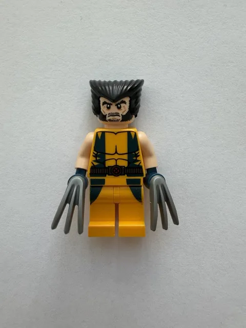 Lego Wolverine Minifigure sh0017 6866 Marvel Super Heroes