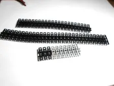 LEGO BULK LOT OF 54 BLACK TECHNIC LINK TREAD #3873 PLUS 7 LIGHT BLUE GRAY