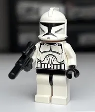 LEGO Star Wars Clone Trooper Clone Wars Phase 1 Minifigure sw0201 Large Eye 7675