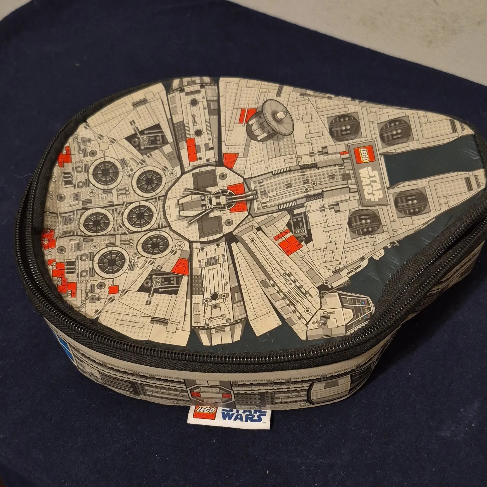 LEGO Star Wars Millennium Falcon Carrying Case 2012 Polypropylene Portable N/Box