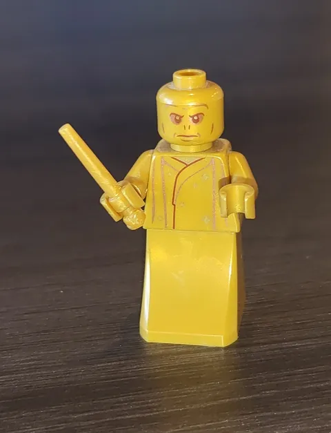 LEGO Harry Potter Genuine Minifigure Gold Lord Voldemort hp312 20th set 76389