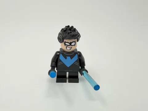 Lego Nightwing Mighty Micros Batman short legs minifigure 76093 Super Heroes