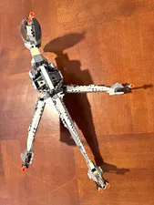LEGO Star Wars Articulated Buildable Droid Figure Parts White Gray Black Orange
