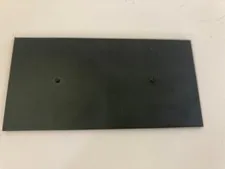 Lego Tile 8 x 16 with Bottom Tubes Flat Smooth Parts Pieces Black color