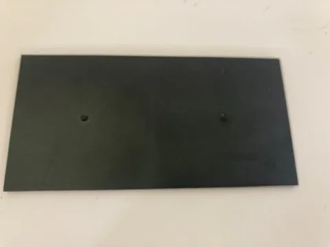 Lego Tile 8 x 16 with Bottom Tubes Flat Smooth Parts Pieces Black color