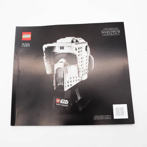 Lego 75305 Star Wars Scout Helmet Instruction Manual Booklet Only