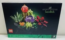 Lego Icons 10309 Succulents Botanical Collection 9 Plants 771pc 1-3 Builders New