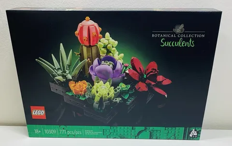 Lego Icons 10309 Succulents Botanical Collection 9 Plants 771pc 1-3 Builders New