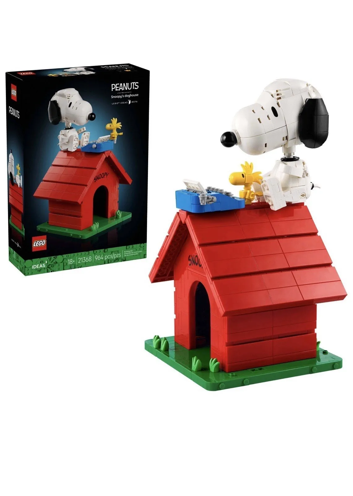 Lego Peanuts: Snoopy’s Doghouse w/ Woodstock  #21368 In-Hand, NEW, FREE SHIP!!