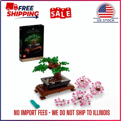 LEGO Icons Bonsai Tree Building Set Artificial Plant Home Decor Desk Office10281