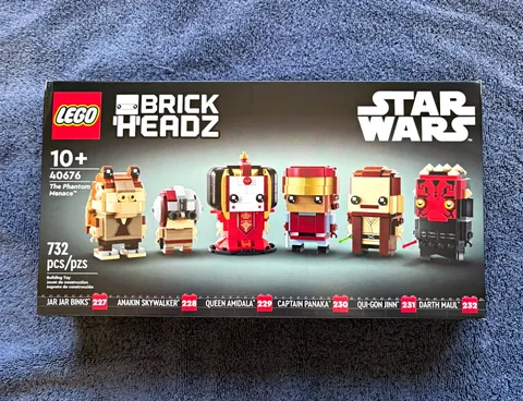 LEGO BrickHeadz 40676 Phantom Menace Anakin Queen Amidala Captain Panaka Sealed