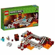 LEGO Minecraft: The Nether Railway (21130) NEW IN BOX SEALED!! Some Box Damage
