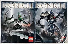 [ Instruction Manual ONLY ] Lego Bionicle 8622 Nidhiki & 8623 Krekka Lot